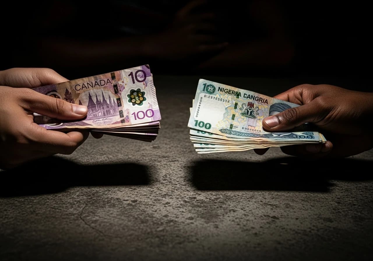 ¿Cuánto cuesta el dólar canadiense en naira hoy en las tasas del mercado negro?
