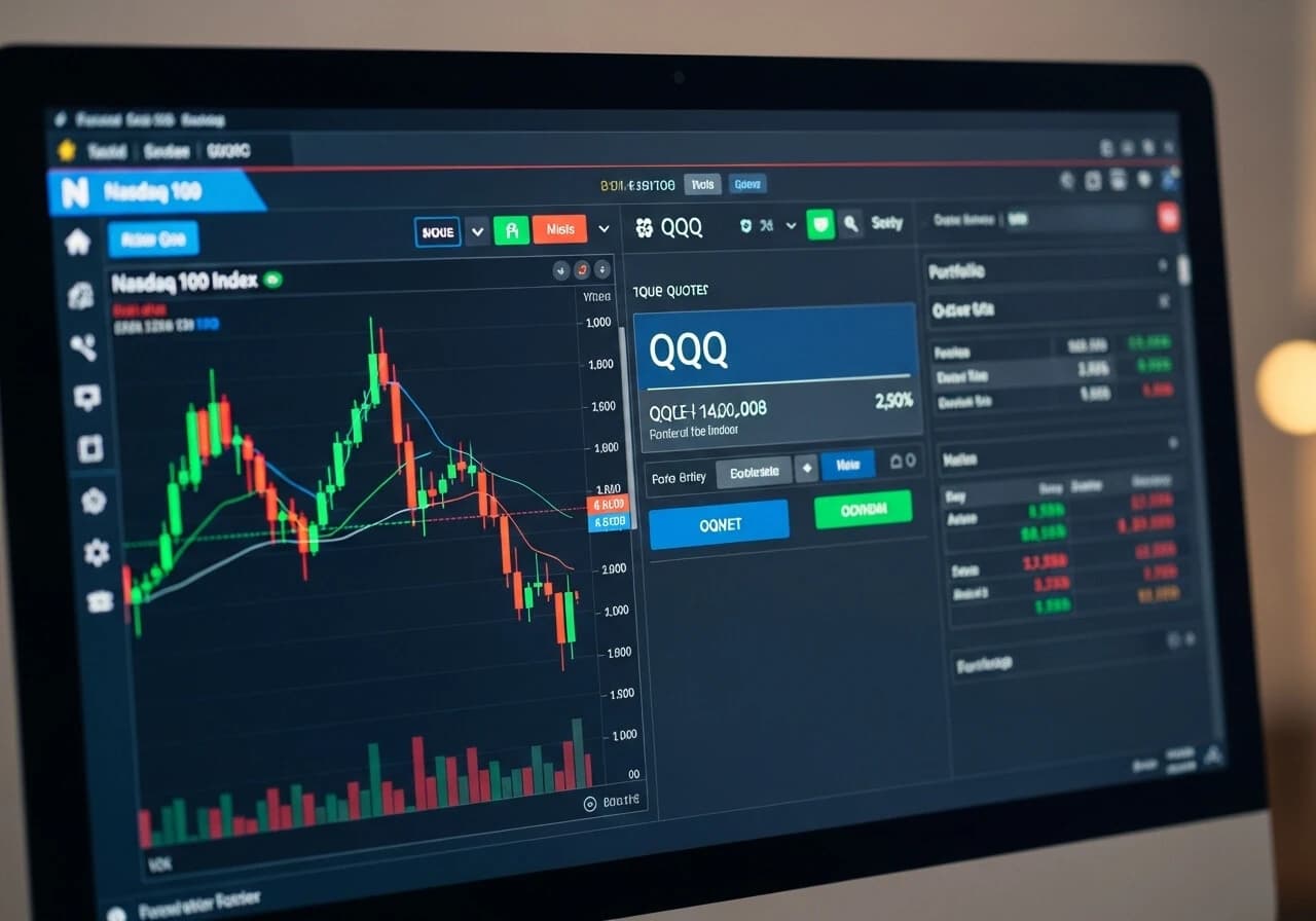 ¿Cuál es el símbolo ETF que te permite operar con Nasdaq 100?