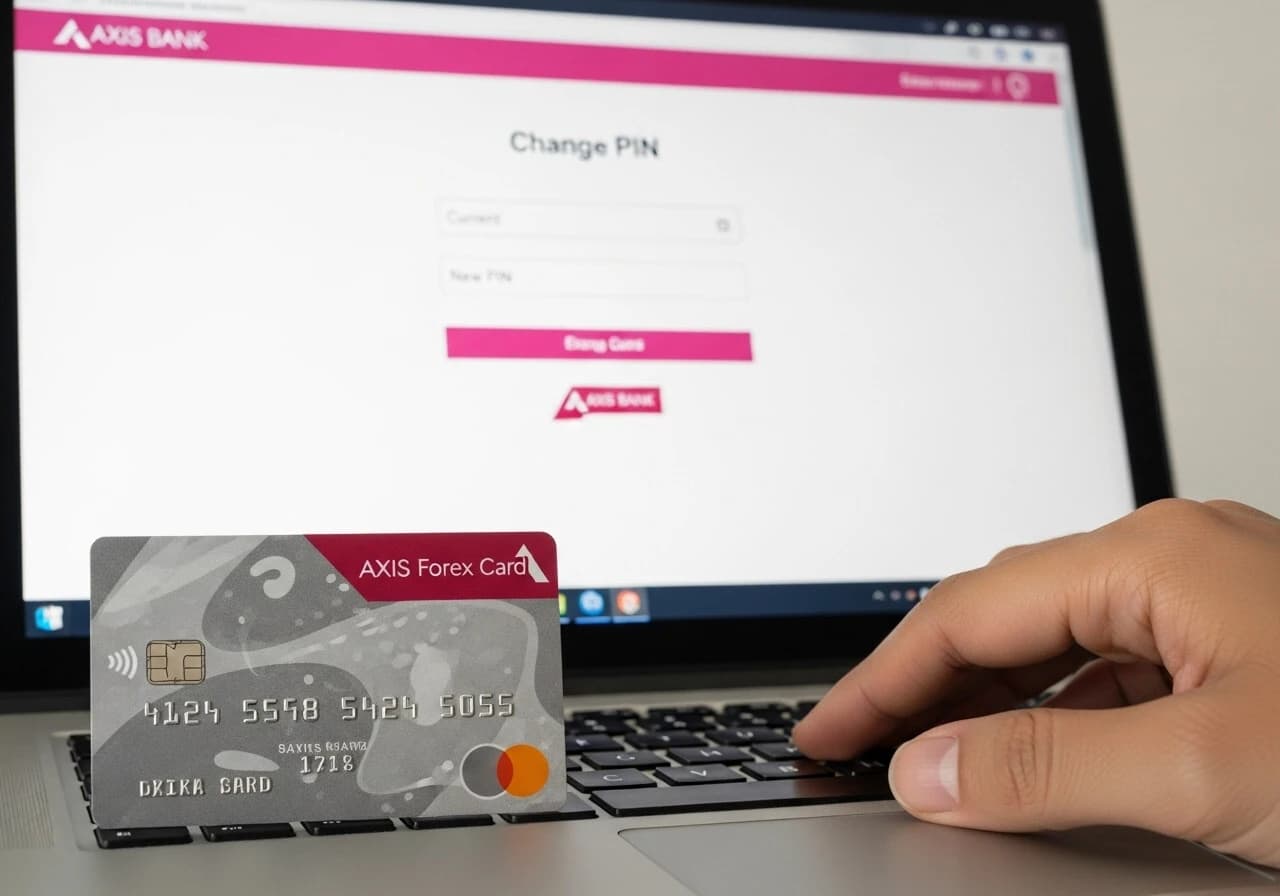 ¿Cómo puedes cambiar el PIN de tu tarjeta Forex de Axis Bank en línea?