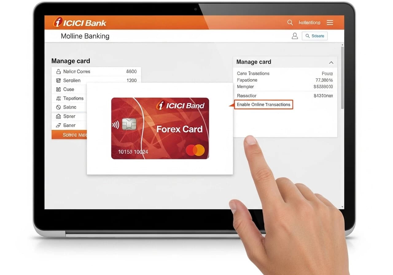 Cómo habilitar transacciones en línea en su tarjeta Forex de ICICI: Una guía paso a paso
