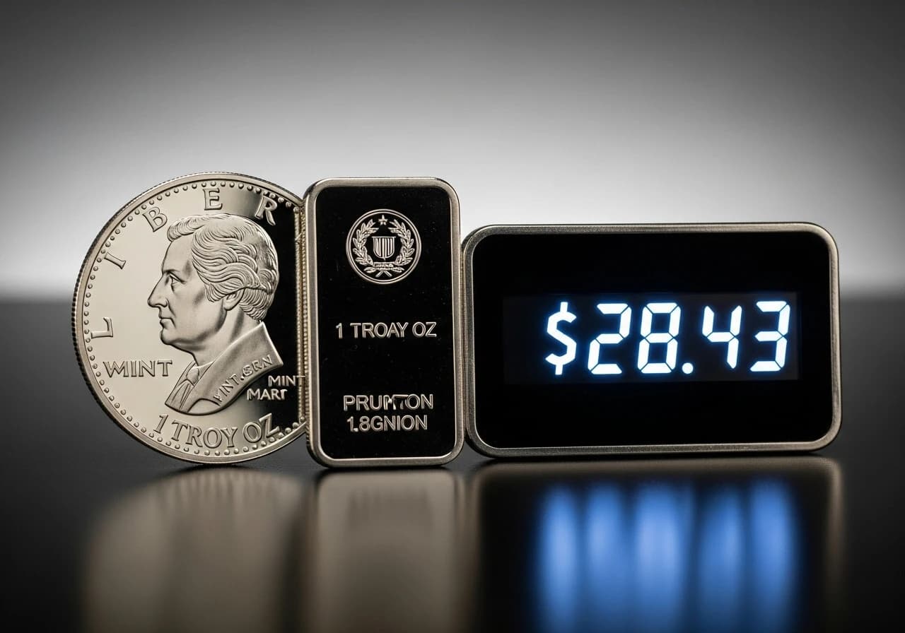 ¿Cuál es el Precio Actual de una Onza Troy de Plata Hoy?