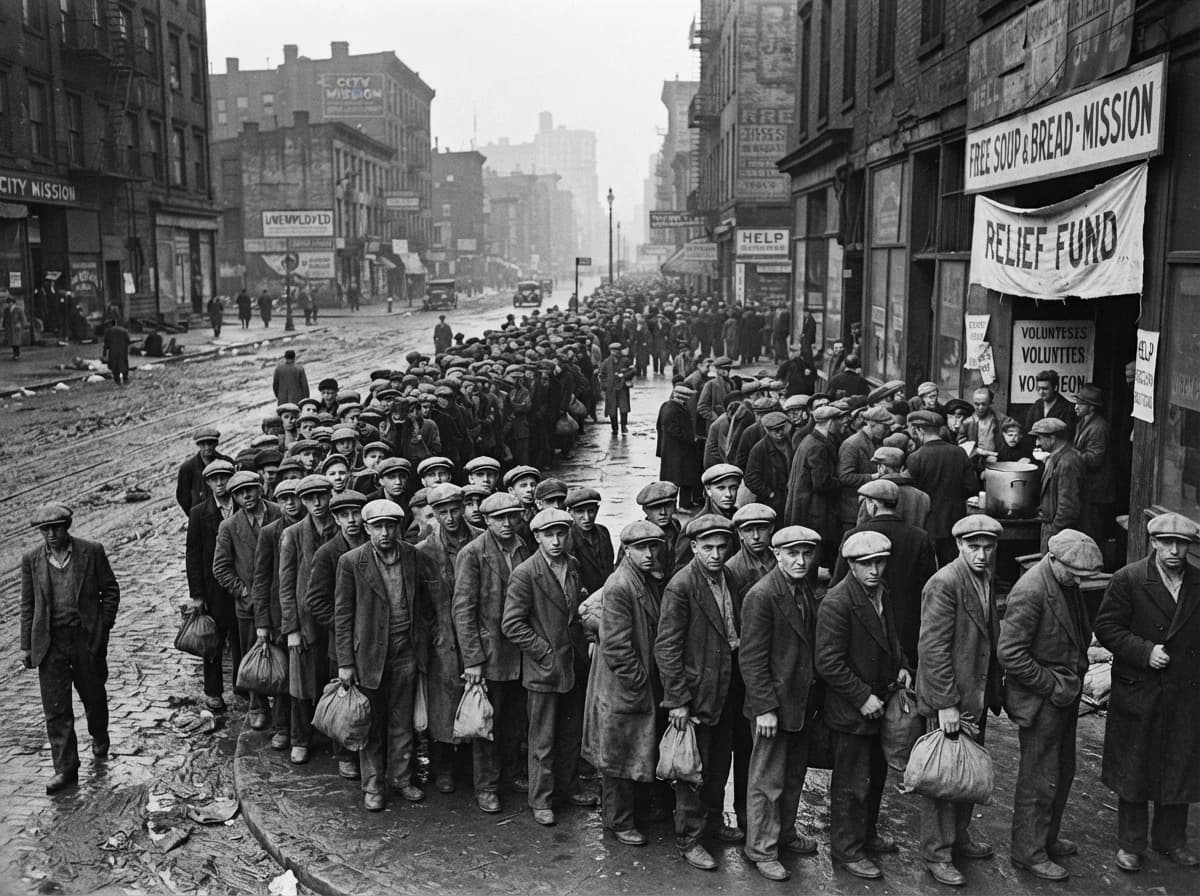 ¿Cómo Impactó a la Sociedad el Crack Bursátil de 1929? Desentrañando las Consecuencias Económicas y Sociales
