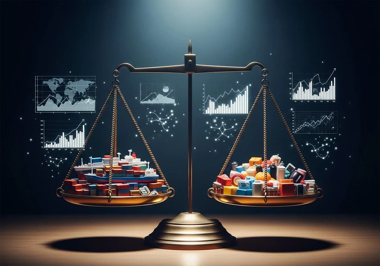 ¿Cómo proporciona la balanza comercial información clave a los países comerciales?