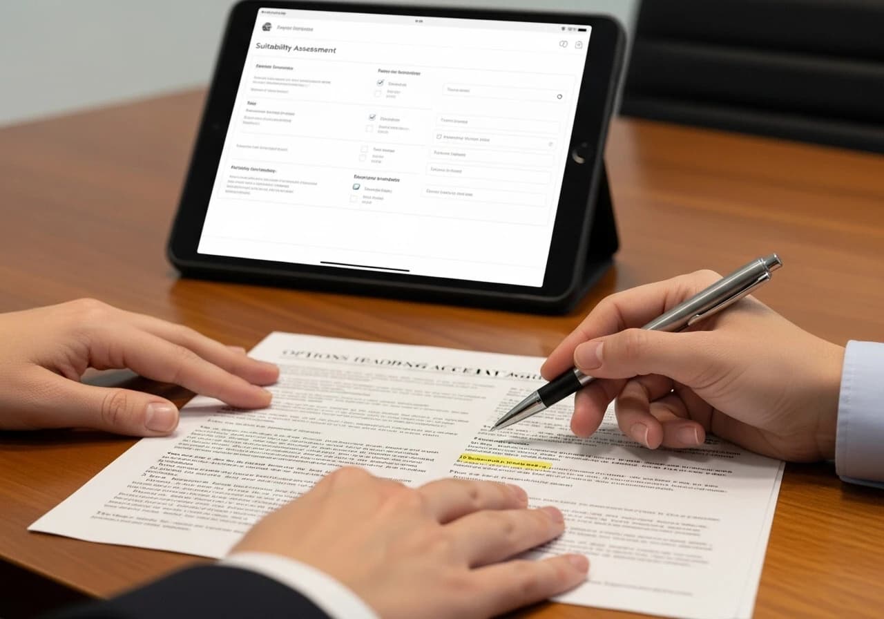 ¿Qué está obligado a hacer un corredor-dealer según FINRA al abrir una cuenta de trading de opciones?